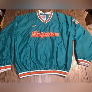 Vintage Nylon NFL Miami Dolphins Windbreaker 2XL